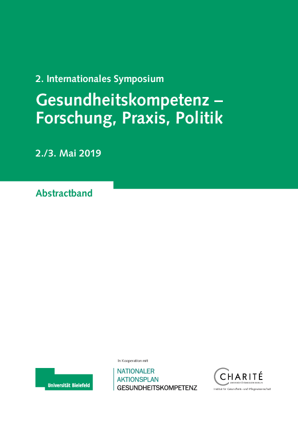 2. Internationales Symposium Gesundheitskompetenz