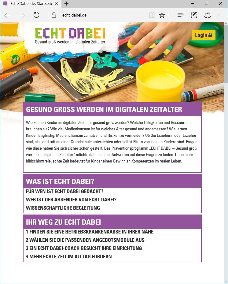 Echt dabei